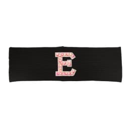 Baby Boy Girl Pink Pearl Letters Headband Hair Accessories New Child Kids Soft Ribbed Cotton Elastic Headwear Hair Band