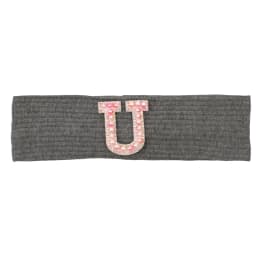 Baby Boy Girl Pink Pearl Letters Headband Hair Accessories New Child Kids Soft Ribbed Cotton Elastic Headwear Hair Band