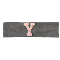 Baby Boy Girl Pink Pearl Letters Headband Hair Accessories New Child Kids Soft Ribbed Cotton Elastic Headwear Hair Band