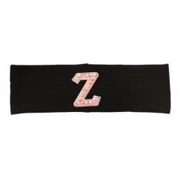 Baby Boy Girl Pink Pearl Letters Headband Hair Accessories New Child Kids Soft Ribbed Cotton Elastic Headwear Hair Band
