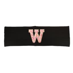 Baby Boy Girl Pink Pearl Letters Headband Hair Accessories New Child Kids Soft Ribbed Cotton Elastic Headwear Hair Band