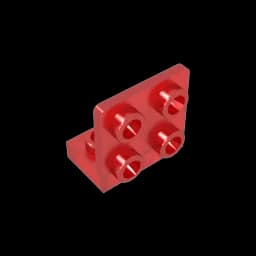 MOC PARTS GDS-642 ANGULAR PLATE 1.5 BOT. 1X2 2/2 compatible with lego 99207 children's toys Assembles Building Blocks Technical