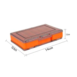 12 Compartments Fishing Box Outdoor Portable Double Sided Lure Bait Organization Multi Functional High Quality Fishing Tool Box