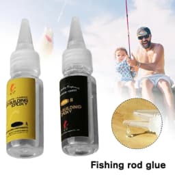 2Pcs DIY Fishing Tools Repair Epoxy Resin AB Glue For Fishing Rods Transparent Twine Fishing Rod Paint Accessories