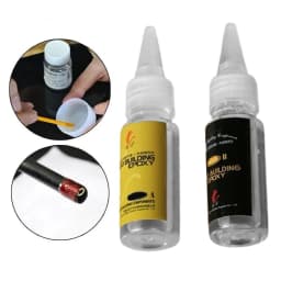 2Pcs DIY Fishing Tools Repair Epoxy Resin AB Glue For Fishing Rods Transparent Twine Fishing Rod Paint Accessories