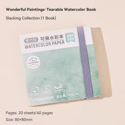 100% Cotton Watercolor Drawing Book Languo Thick Paper 230g/300g Pocket Sketchbook Tearable Art Supplies Marker Painting Paper