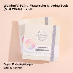 100% Cotton Watercolor Drawing Book Languo Thick Paper 230g/300g Pocket Sketchbook Tearable Art Supplies Marker Painting Paper