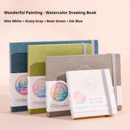 100% Cotton Watercolor Drawing Book Languo Thick Paper 230g/300g Pocket Sketchbook Tearable Art Supplies Marker Painting Paper