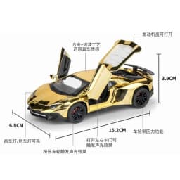 1:32 Lamborghini LP750-4 High Simulation Alloy Car Model Diecast Metal Car Model Sound Light Collection kids Toy Gift