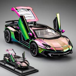1:32 Lamborghini LP750-4 High Simulation Alloy Car Model Diecast Metal Car Model Sound Light Collection kids Toy Gift