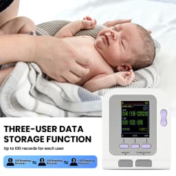 Choosable Neonate Cuff OR SpO2 Probe CONTEC08A Digital Blood Pressure Monitor Pediatric NIBP Software Sphygmomanometer