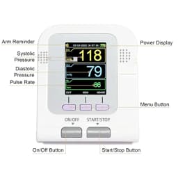 Choosable Neonate Cuff OR SpO2 Probe CONTEC08A Digital Blood Pressure Monitor Pediatric NIBP Software Sphygmomanometer