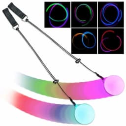 LED Ball Stage Performance Balls Belly Dance LED Multi-Coloured Accessories Children Glow POI Thrown Ball Prop Belly Dancing