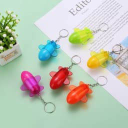10Pcs/Lot Creative Student Stationery Cute Candy Colored Cartoon Airplane Shaped Ballpoint Pens Retractable Blue Writing Pens