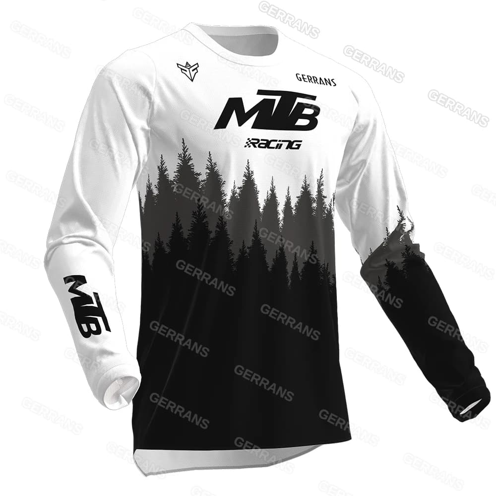 2025 Motocross Shirt Long Sleeve Men Downhill Jersey Off-Road Bicycle Racing T-Shirt Quick Dry Cycling Enduro Gerrans Mtb Jersey