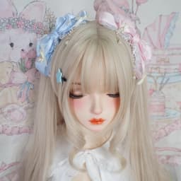 Exquisite and Sweet Lace Pearl Chain Big Bow Pearl Pink Cute Princess Headpiece Hair Clip Accessories Lolita Headpiece Hair Clip