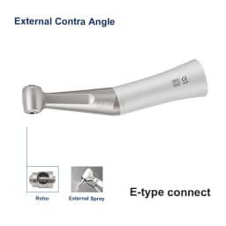 FX Style Low Speed Contra Angle Handpiece 20,000rpm Push Button 1:1 Direct Drive Gear Ratio Apply for CA Burs ø2.35mm