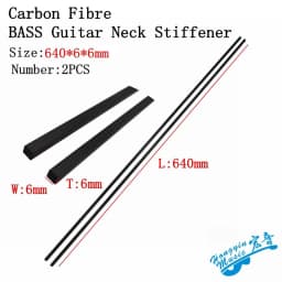 2PCS-460/640mm Carbon Fibre Bass Guitar Neck Stiffener Guitar Truss High-Quality Adjustment Lever Guitar Accessories40