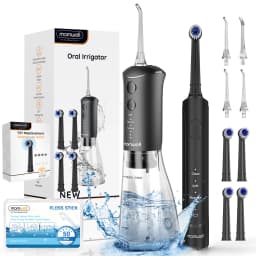 Water Flosser and Electric Toothbrush Combo,2-1 Oral Clean Kit, 3-Speed Sonic Electric Toothbrush IPX7 Portable Water Flosser