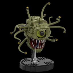 MOC DIY Dungeonsed-Beholders/Demo Cannibal Monster Building block kit Robot Game Character Monster Brick Kids Birthday Toy Gift