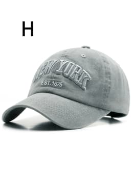 1 unisex all season wearing pure cotton washed letters NEW YORK fashionable baseball cap