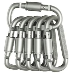 Carabiner For Key Camping Survival EDC Outdoor Keychain Clip Alloy Aluminum Tactical Caribiner Climbing Karabiners