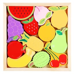 Children Montessori Wooden Toys Block Cartoon Animal Three-dimensional Jigsaw Puzzle Early Education Grab Board 3d Puzzle Toys