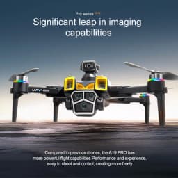 Genuine Drone A19 Pro 8K Professional HD Dual Camera Photography Brushless Foldable Quadcopter 5G GPS RC Distance Drones Toys