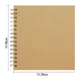 DIY Handmade Kraft Paper Scrapbook Creative Simple Commemorative Album Graffiti Multifunction Card Book Friends