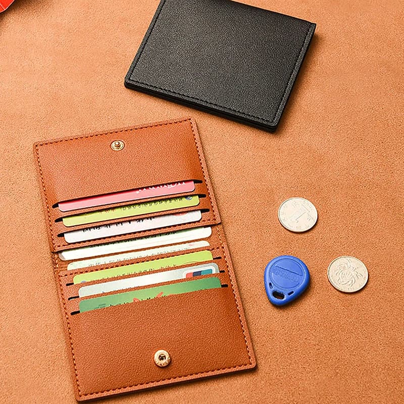 1Pc Card Bag Slim And Compact Bank ID Card Case Driver's License Wallet Simple And Anti Demagnetization Card Holder