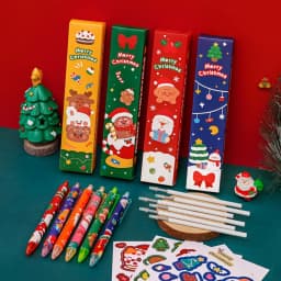 6/12 Box Christmas Five-in-one Set Surprise Gifts for Christmas New Year Kindergarten School Office Carnival Party Gift Awards