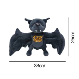 New 25cm Funny Ozzy Osbourne Bat Plush Toy Game Animation Surrounding High-Quality Children Birthday Gift All Saints' Day Gift