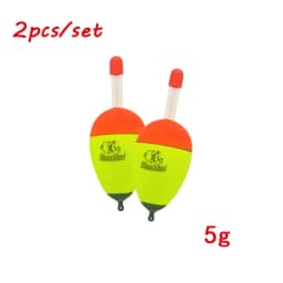 3/6/9pcs EVA Luminous Fishing Night Float Light Stick Foam Plastic Bobber Sea Rock Fishing Striking Floats Fishing Accessories
