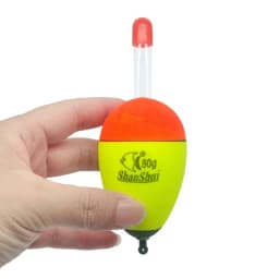 3/6/9pcs EVA Luminous Fishing Night Float Light Stick Foam Plastic Bobber Sea Rock Fishing Striking Floats Fishing Accessories