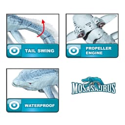 2.4G Remote Control Swimming Mosasaurus Whale Electric Water Dinosaur Ankylosaurus Brachiosaurus Triceratops Toy Animal Model