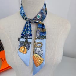 2025 Hot Fashion Decorative Handbag Handle Strap Bag Twill Silk Scarf Tied Bag Ribbon Long Streamer Women's Headband 5*90cm