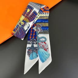 2025 Hot Fashion Decorative Handbag Handle Strap Bag Twill Silk Scarf Tied Bag Ribbon Long Streamer Women's Headband 5*90cm