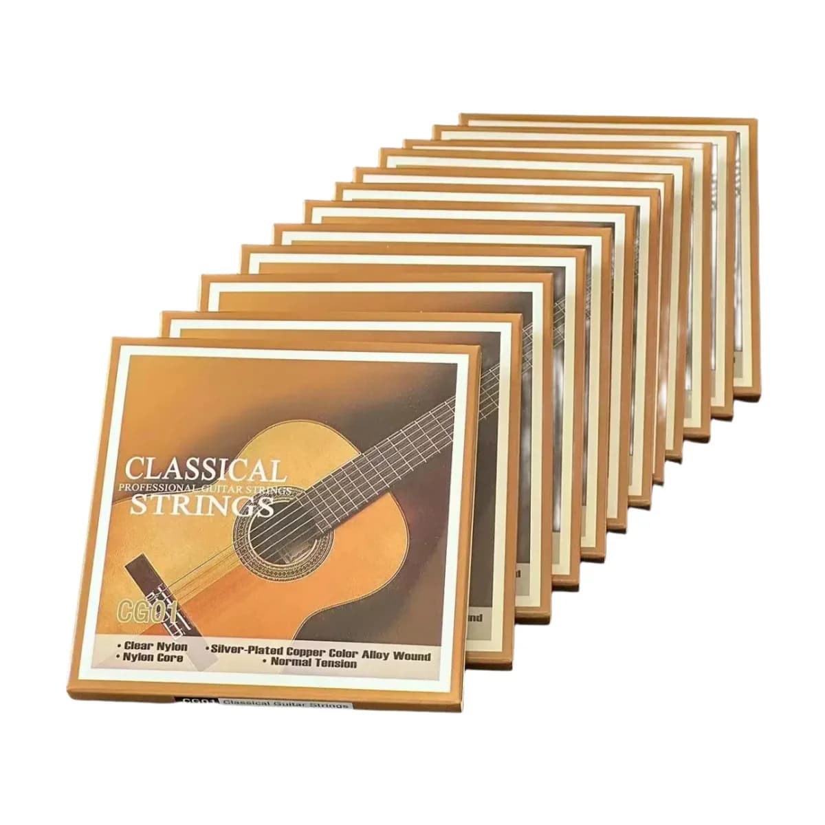 1/2Pcs Classical Guitar Strings - Nylon Core Basses-Silver-Plated Copper Alloy Wound - Normal Tension/Guitar Parts Accessories