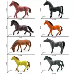 Horse ModeFigurine Plastic Farm Animals Toy Horses Figurines Mustang Appaloosa Fjord Toys Action Figure Kids Gifts Christmas