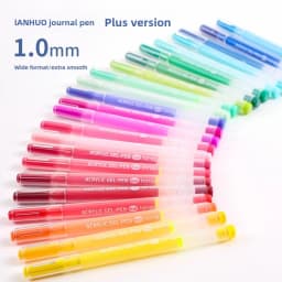LANGUO 90/6 Colors Acrylic Gel Pen Large Capacity 1.0mm Student Writing Pen Painting Drawing Office School Supplies Stationery