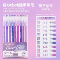 LANGUO 90/6 Colors Acrylic Gel Pen Large Capacity 1.0mm Student Writing Pen Painting Drawing Office School Supplies Stationery