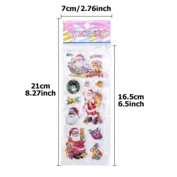 10/20/30Sheets Christmas Party Stickers Birthday Christmas Party Gathering Gift for Girl Boy Stationery Stickers Santa Claus TMZ
