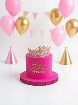 3pcs "Birthday Princess" PMMA Cake Topper - Letter Decor for Birthday Party, Baking Supplies & Holiday Gifts