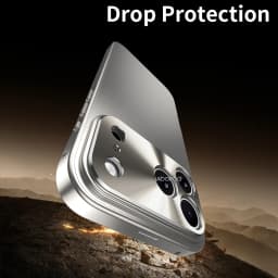 Magnetic Close Aluminum Frame Plastic Back Metal Case For iPhone 18 Pro Max 17 ProMax iPhone 16 15 14 ProMax Shockproof Cover