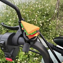 Hamburg Cartoon Bicycle Bell Sandwich French Fries Bicycle Horn Loud Cartoon Bike Scooter Bell Children's Mountain Bike