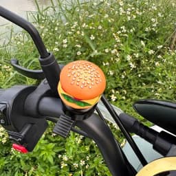 Hamburg Cartoon Bicycle Bell Sandwich French Fries Bicycle Horn Loud Cartoon Bike Scooter Bell Children's Mountain Bike