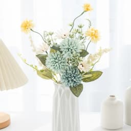 1/2pc Silk Artificial Flowers Bulbous Chrysanthemum Bubble Festival Wreaths Wedding Bridal Bouque Home Room Yard Decor Diy Gifts