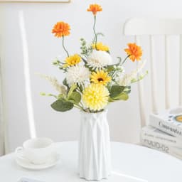 1/2pc Silk Artificial Flowers Bulbous Chrysanthemum Bubble Festival Wreaths Wedding Bridal Bouque Home Room Yard Decor Diy Gifts