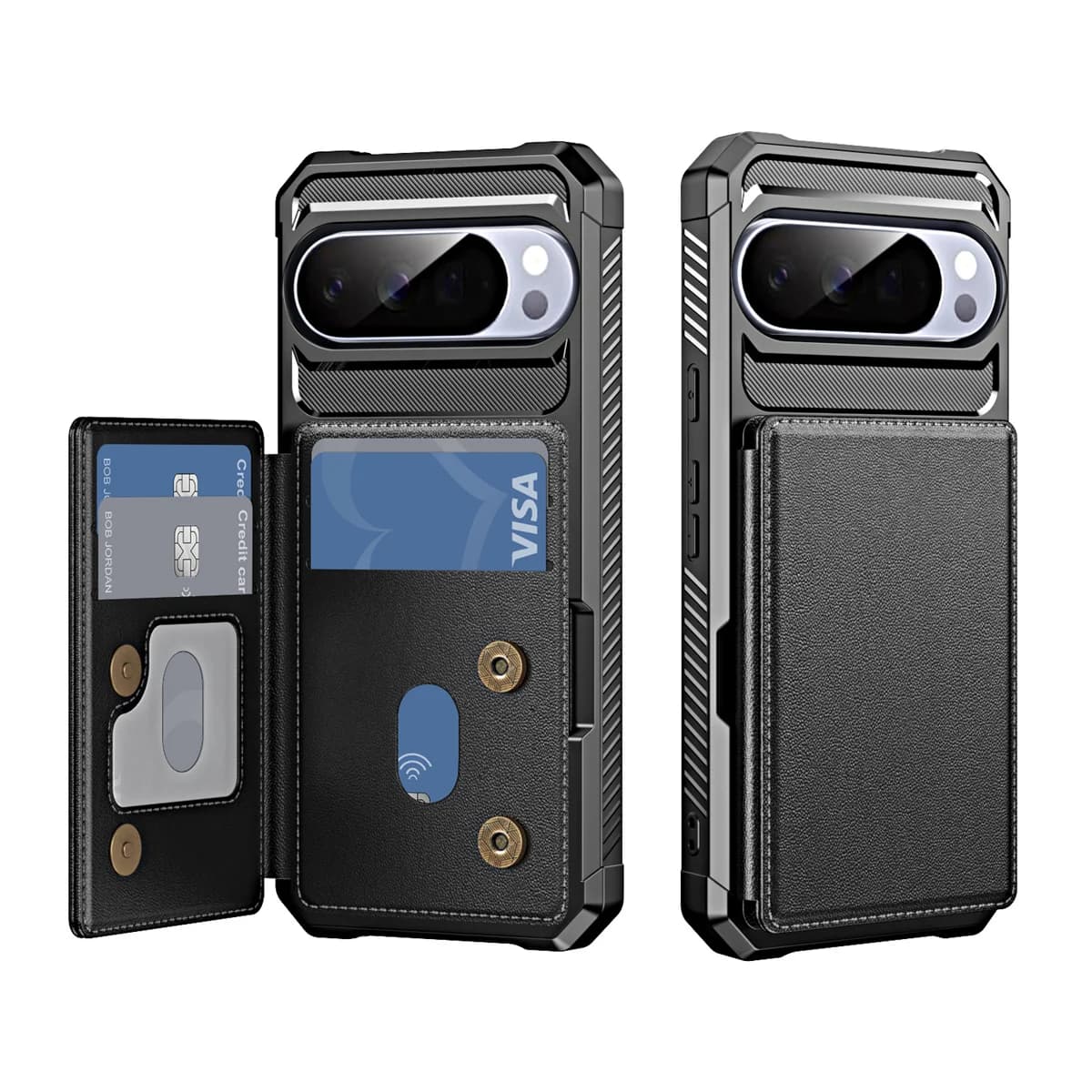 Left-Right Flip Card Slot Wallet Leather Phone Case for Google Pixel 7 8 9 10 11 Pro XL Shockproof Pocket Cover for Pixel 9A 8A