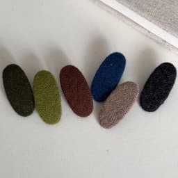 1pcs Popular Niche Design New BB Clip Fabric Autumn and Winter Hair Clip Top Broken Hair Flowing Sea Clips Back Simple Headpiece